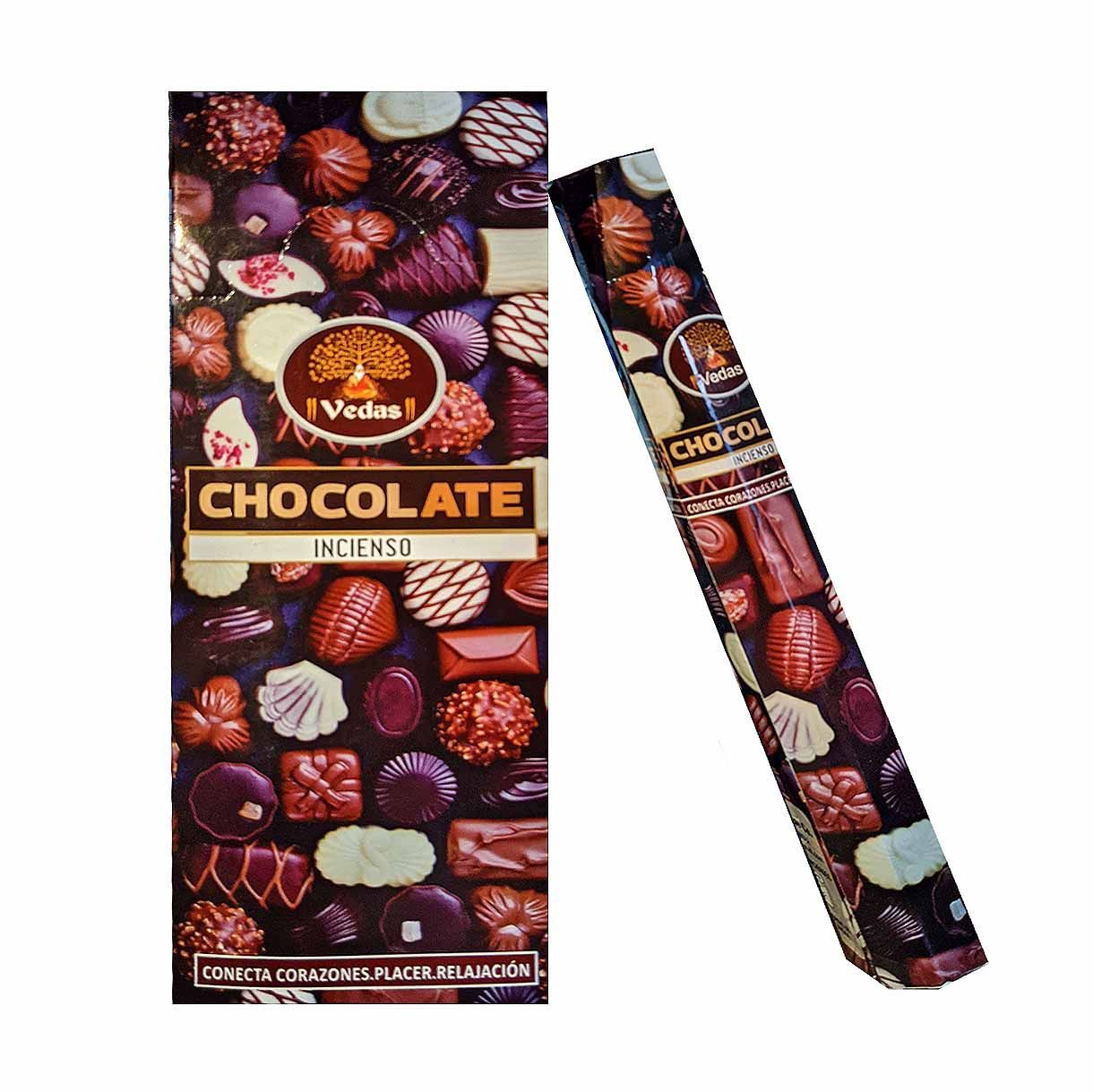 Incienso Chocolate Hexagonal VEDAS 1 Incienso Chocolate Hexagonal VEDAS