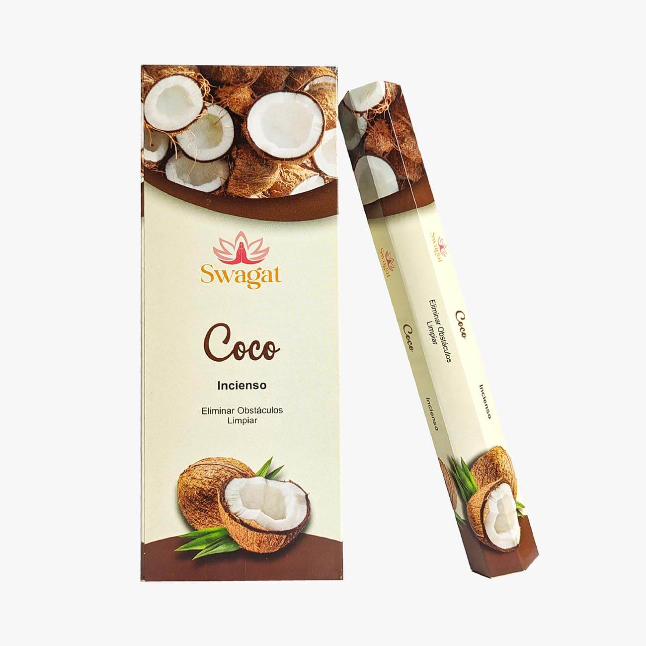 Incienso Coco hexagonal Swagat 1 Incienso Coco hexagonal Swagat