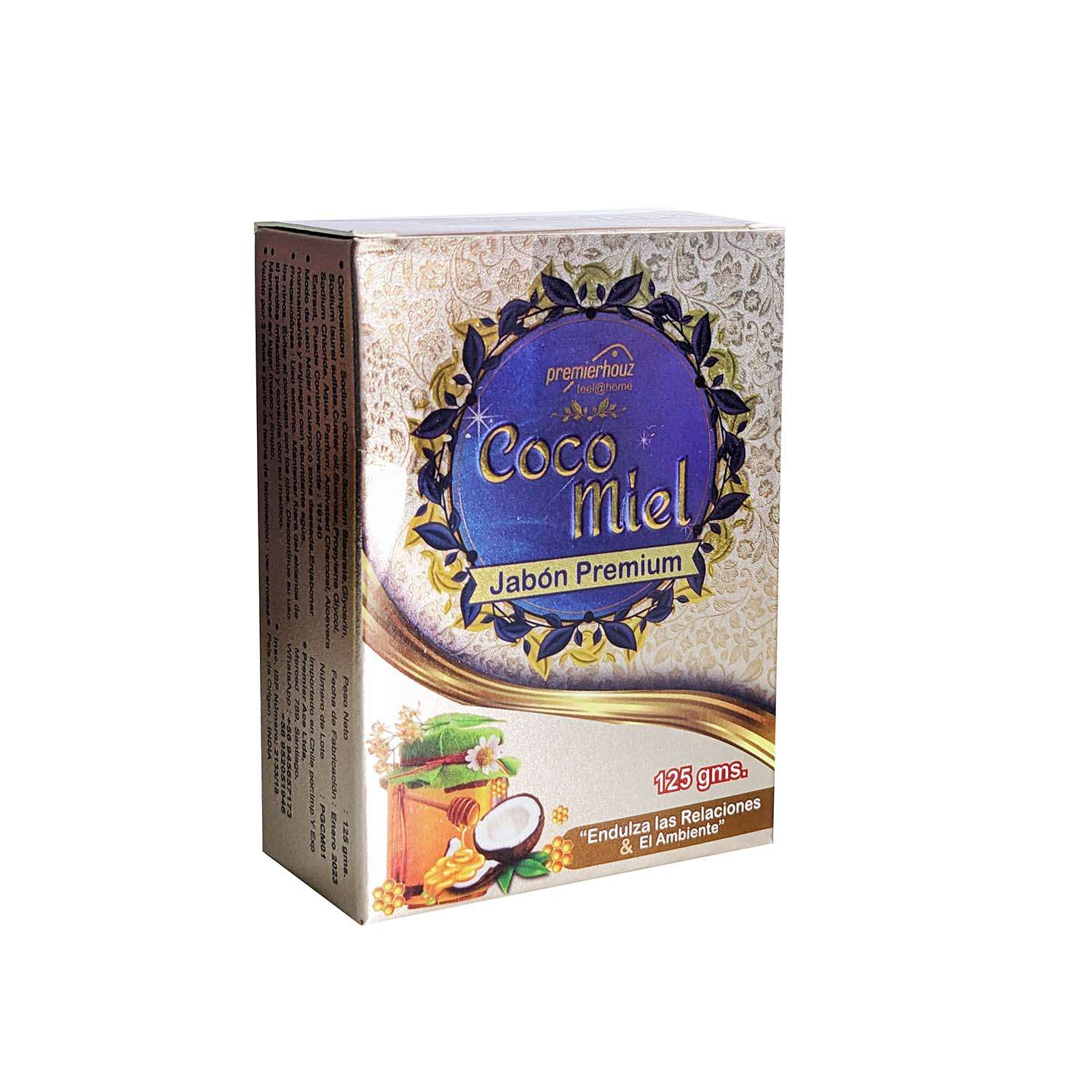 Jabón de Coco Miel con glicerina 1 Jabón de Coco Miel con glicerina