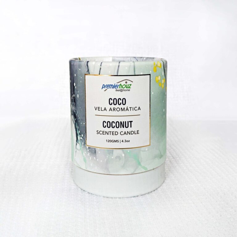 Vela Aromática Coco 120 gramos (Sin borla)