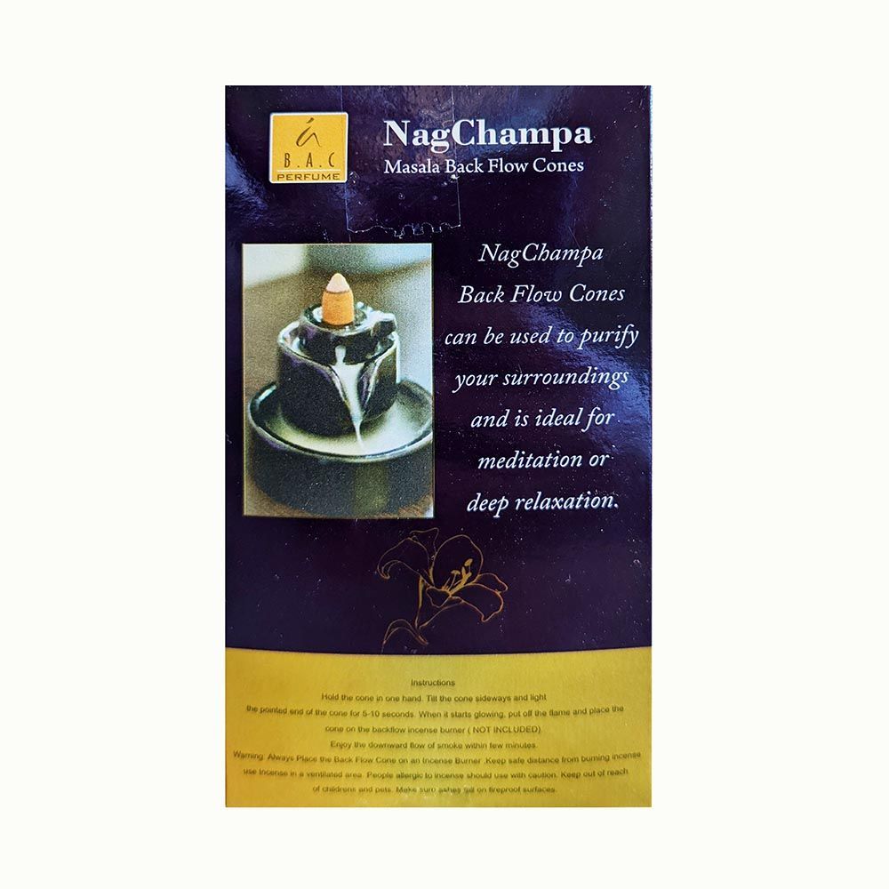 Incienso Cono para cascada de humo aroma Nag Champa 2 Incienso Cono para cascada de humo aroma Nag Champa - Imagen 2