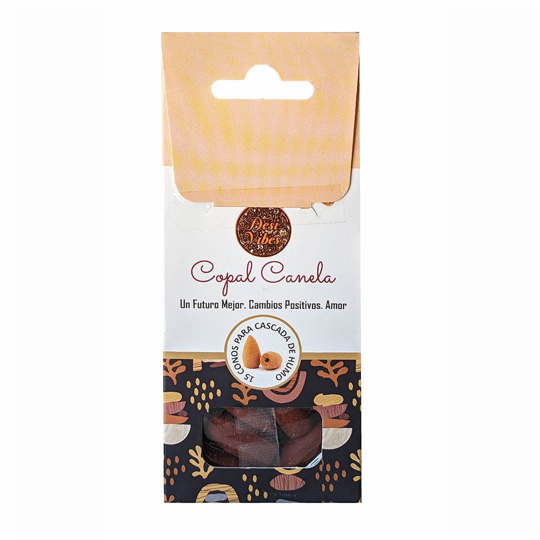 Incienso cono cascada aroma Copal Canela 1 Incienso cono cascada aroma Copal Canela