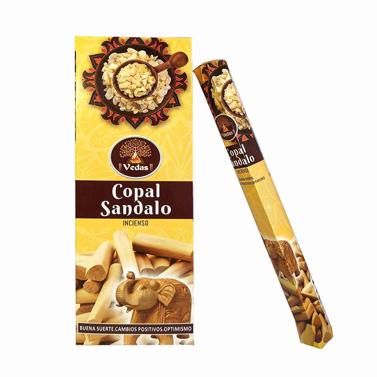 Incienso Copal Sándalo Hex VEDAS 1 Incienso Copal Sándalo Hex VEDAS