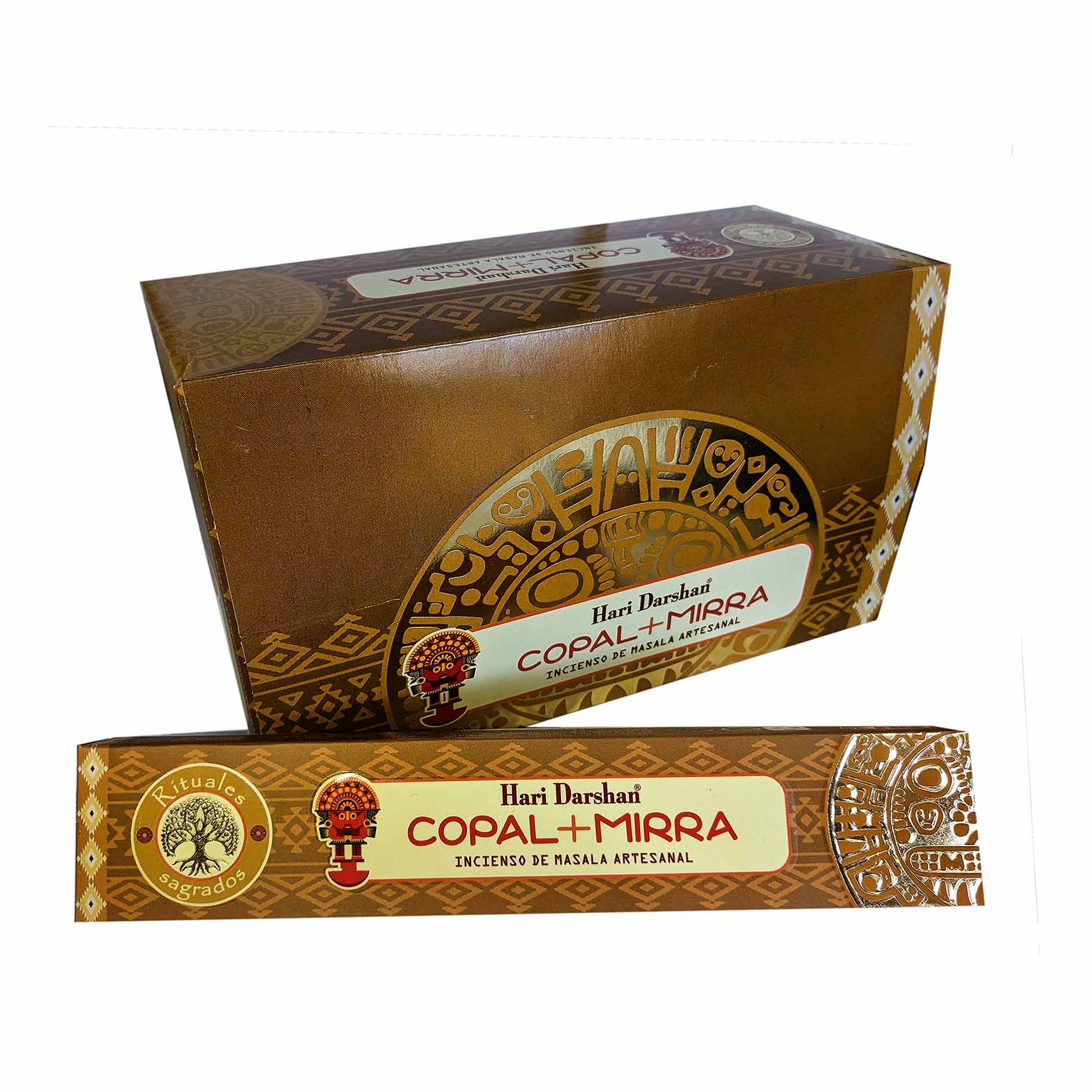 Incienso Copal Mirra de Hari Darshan 1 Incienso Copal Mirra de Hari Darshan
