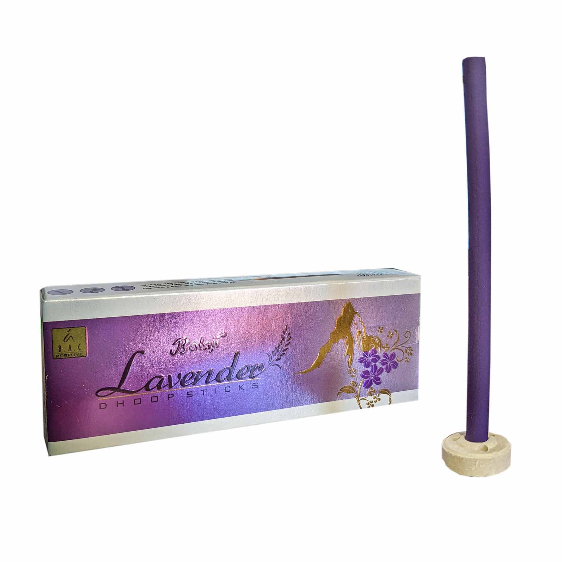 Incienso Dhoop de Lavanda / Incienso en barra de 14.5cm 1 Incienso Dhoop de Lavanda / Incienso en barra de 14.5cm