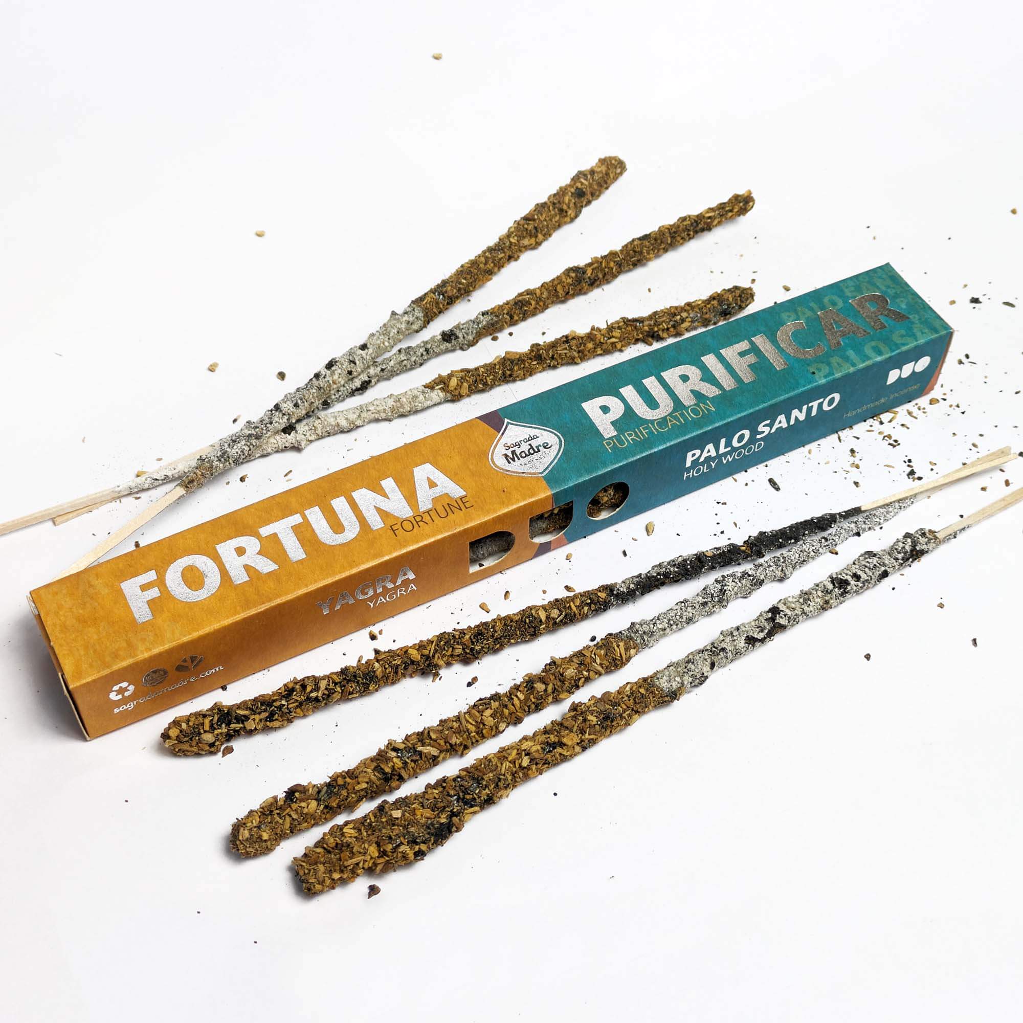 Sahumerio dúo Fortuna y Purificar Sagrada Madre 1 Sahumerio dúo Fortuna y Purificar Sagrada Madre