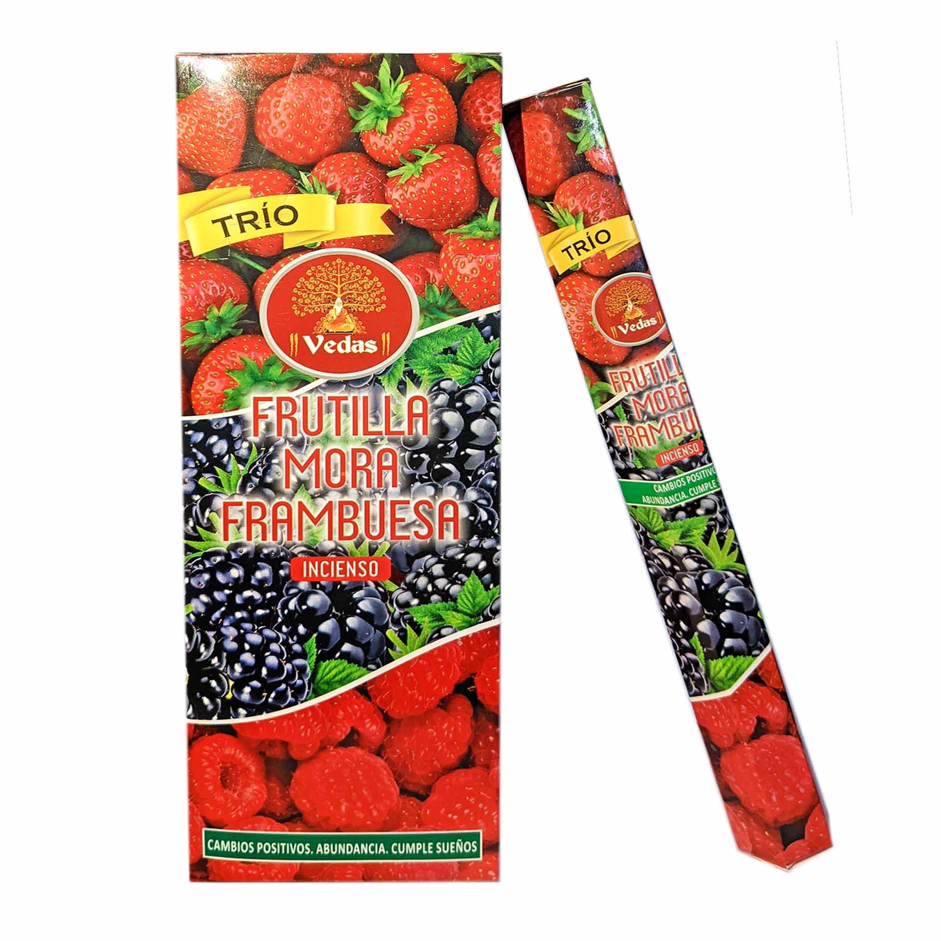 Incienso Trio de Berries Hex VEDAS 1 Incienso Trio de Berries Hex VEDAS