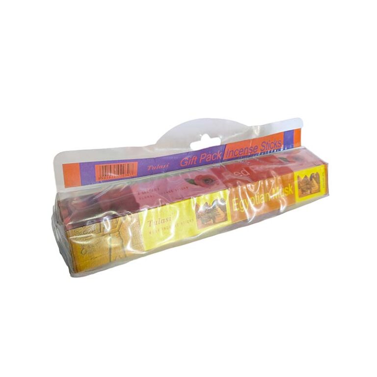 Incienso Gift Pack hexagonal Tulasi 6 aromas surtidos 3 Incienso Gift Pack hexagonal Tulasi 6 aromas surtidos
