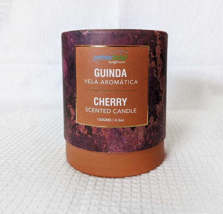 Vela Aromática Guinda 120 gramos (Sin borla) 4 Vela Aromática Guinda 120 gramos (Sin borla)
