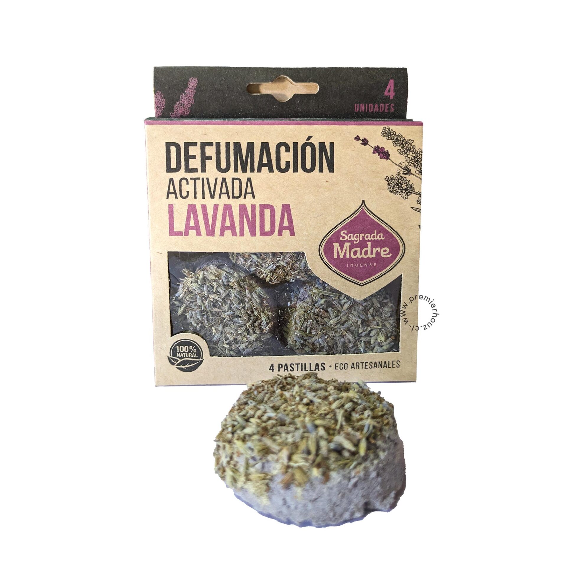 Pastilla Lavanda X4 Sagrada Madre 1 Pastilla Lavanda X4 Sagrada Madre
