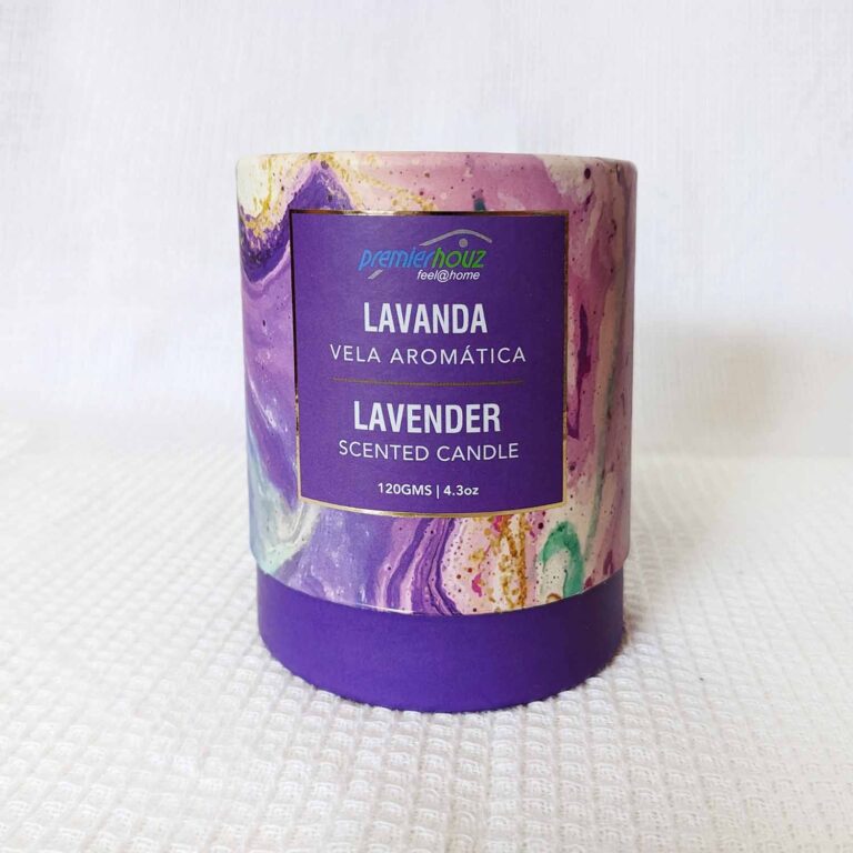 Vela Aromática Lavanda 120 gramos (Sin borla) 5 Vela Aromática Lavanda 120 gramos (Sin borla)