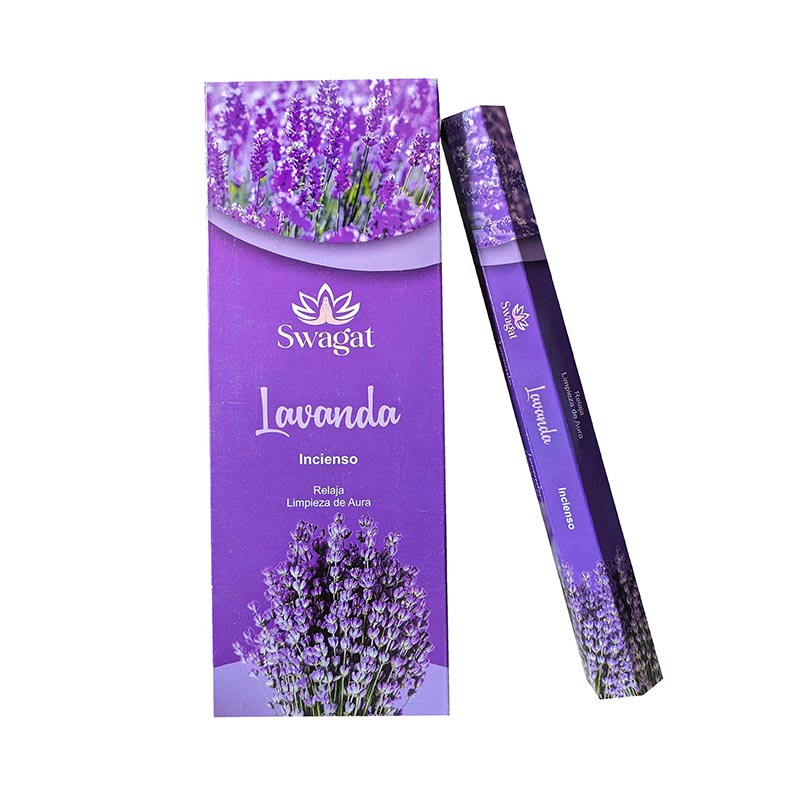 Incienso Lavanda hexagonal SWAGAT 1 Incienso Lavanda hexagonal SWAGAT