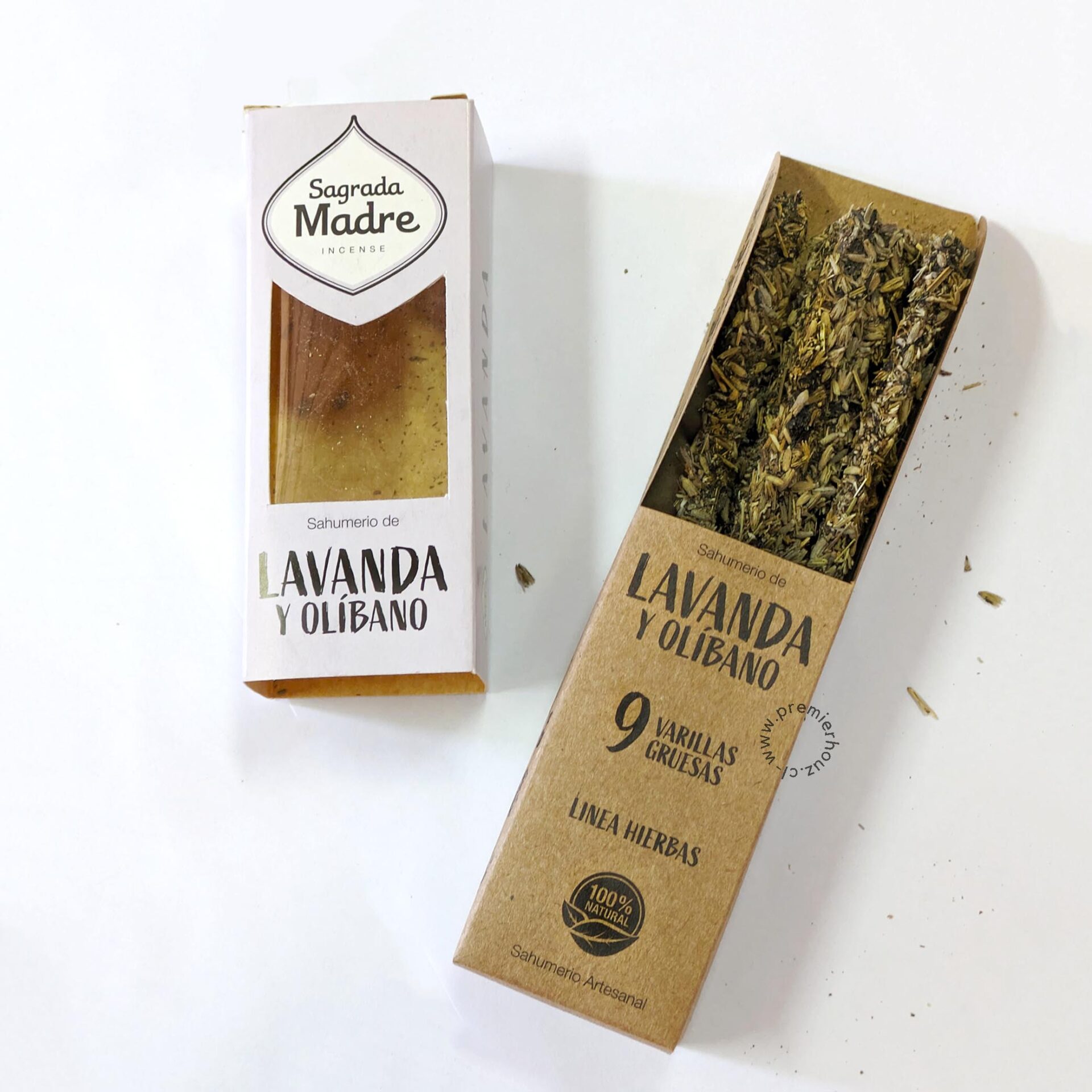 Incienso Hierbas Lavanda y Olíbano Sagrada Madre 1 Incienso Hierbas Lavanda y Olíbano Sagrada Madre