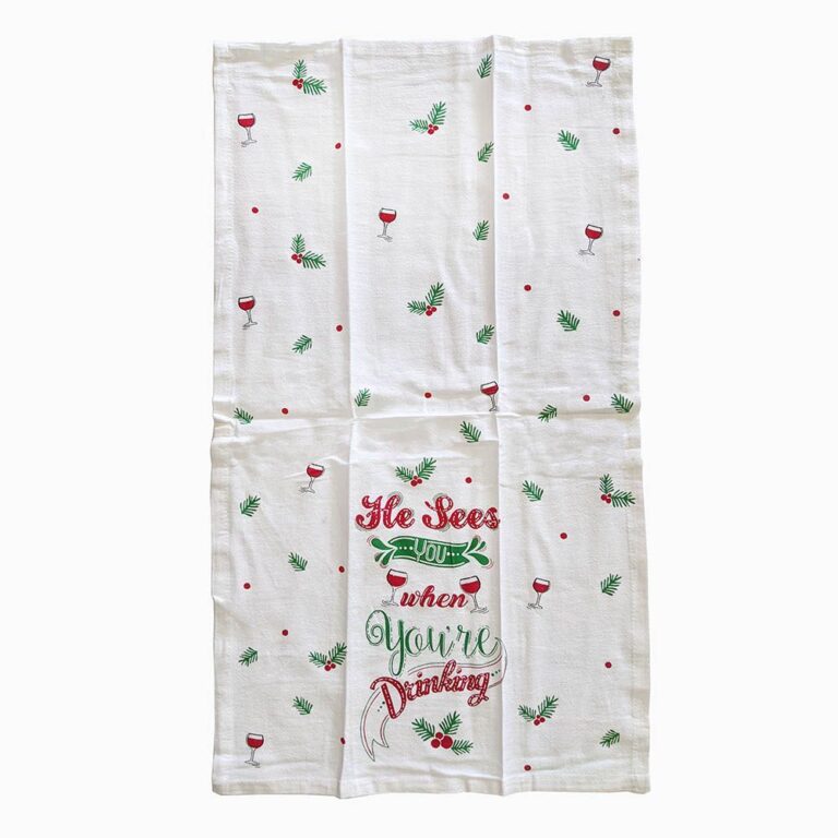Paños de Cocina Letras Navideñas - 12 unidades. Especial Navidad 4 Paños de Cocina Letras Navideñas - 12 unidades. Especial Navidad