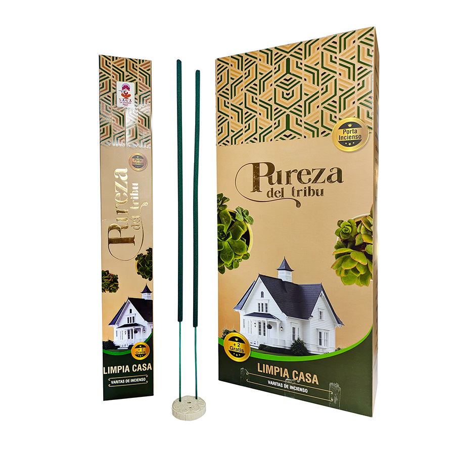 Incienso Jumbo Limpia Casa SAGA Pack 12 1 Incienso Jumbo Limpia Casa SAGA Pack 12