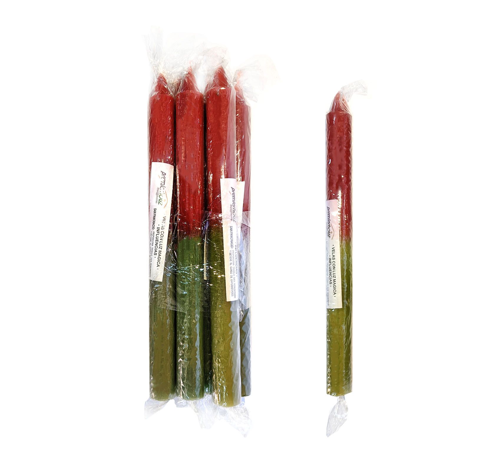 Pack de 10 Velas lisas esotéricas San Pancracio 1 Pack de 10 Velas lisas esotéricas San Pancracio