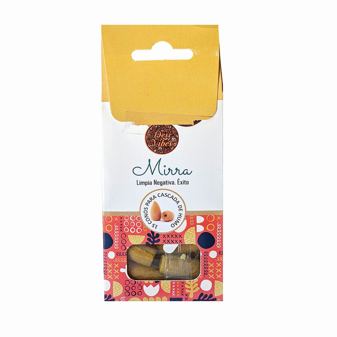 Incienso cono cascada aroma Mirra 1 Incienso cono cascada aroma Mirra