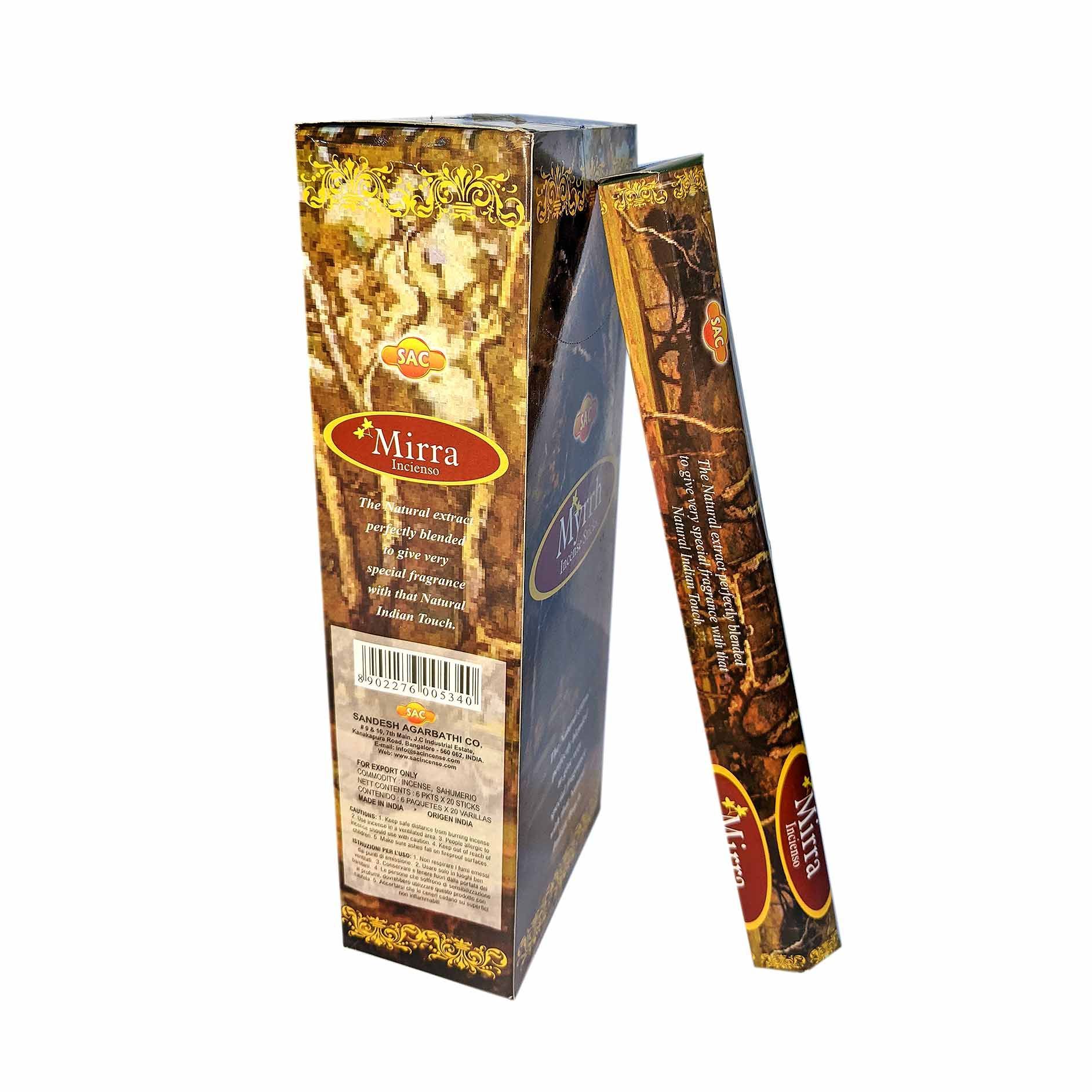 Incienso Mirra Hexagonal SAC 2 Incienso Mirra Hexagonal SAC - Imagen 2