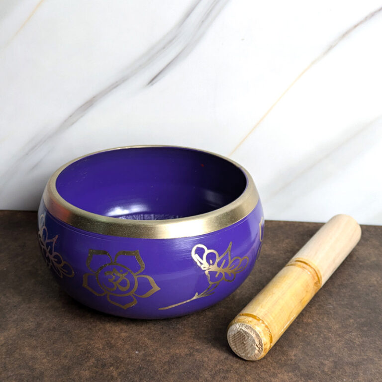 Cuenco Tibetano Morado 12.7 cm Chakra Corona 4 Cuenco Tibetano Morado 12.7 cm Chakra Corona