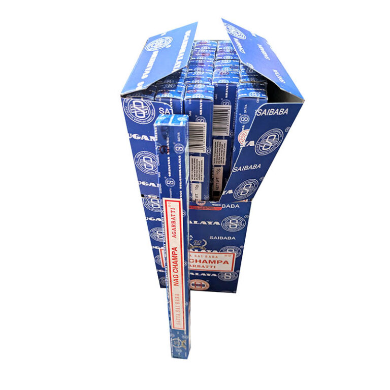 Incienso Nag Champa Azul 25 cajitas de 10 gramos