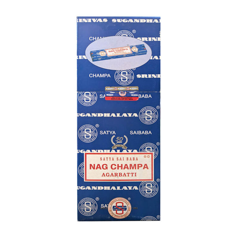 Incienso Nag Champa Azul 25 cajitas de 10 gramos