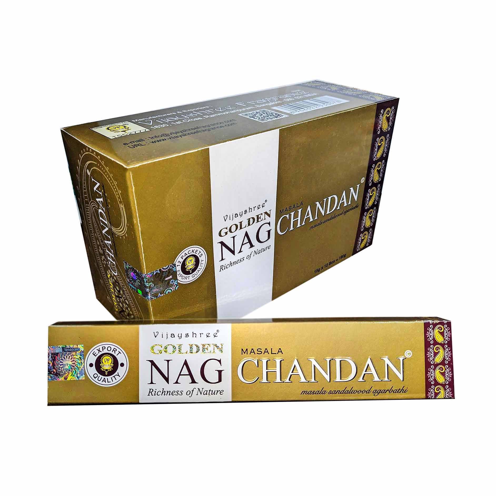 Incienso Golden Nag Chandan 1 Incienso Golden Nag Chandan