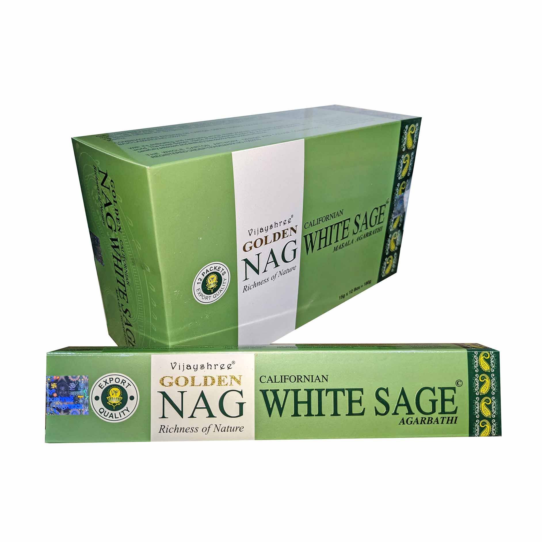 Incienso Golden Nag White Sage 1 Incienso Golden Nag White Sage