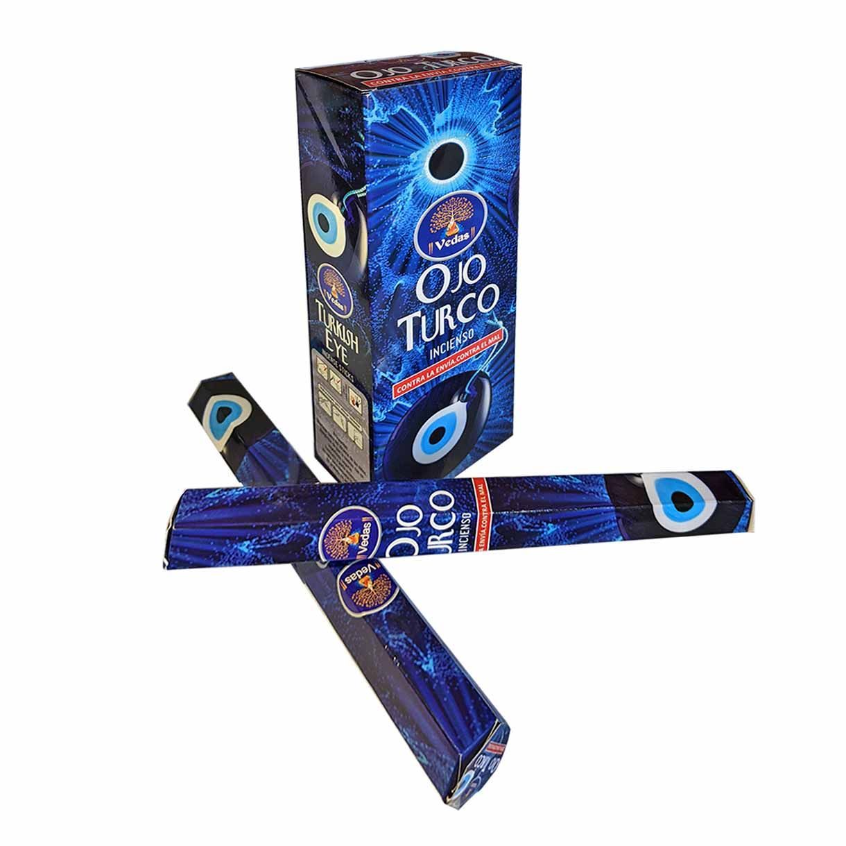 Incienso Ojo Turco Hex VEDAS 2 Incienso Ojo Turco Hex VEDAS - Imagen 2