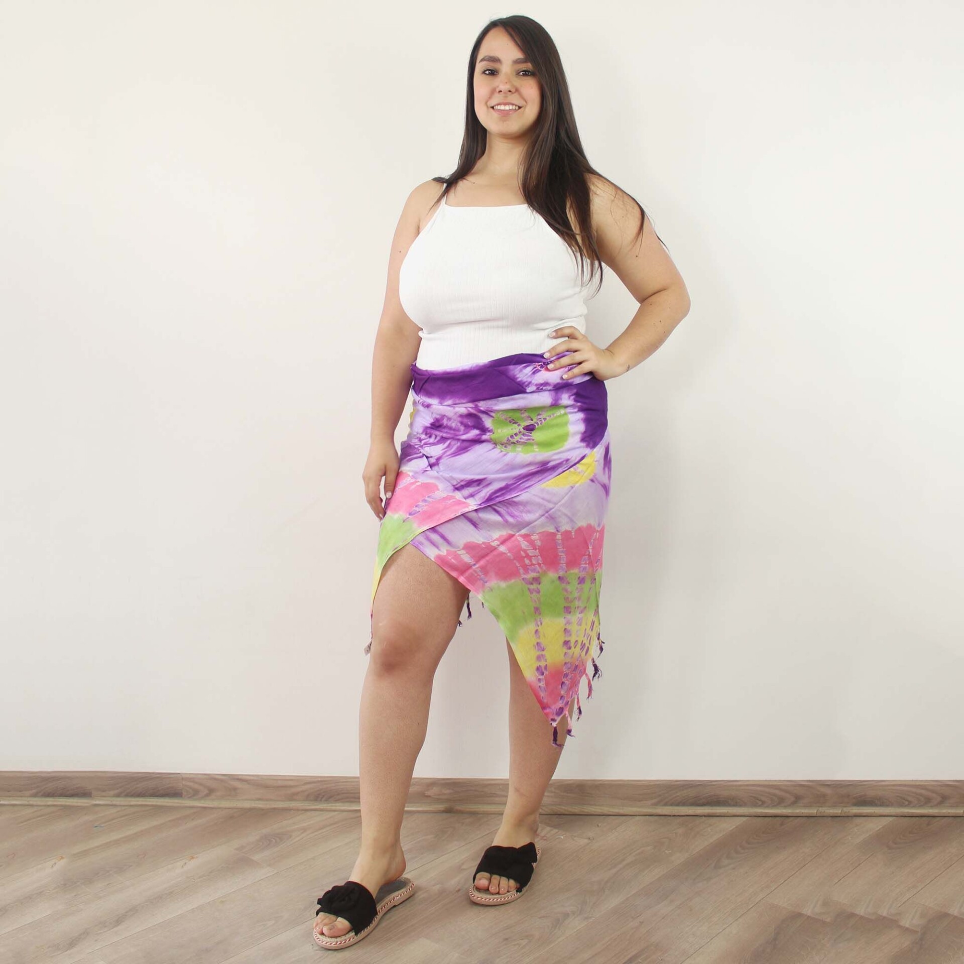 Pareo con tonos Lila 160 x 105cm 1 Pareo con tonos Lila 160 x 105cm