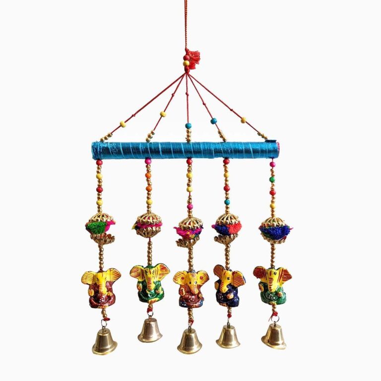 Colgante decorativo de ganesh con base azul pl-26 4 Colgante decorativo de ganesh con base azul pl-26