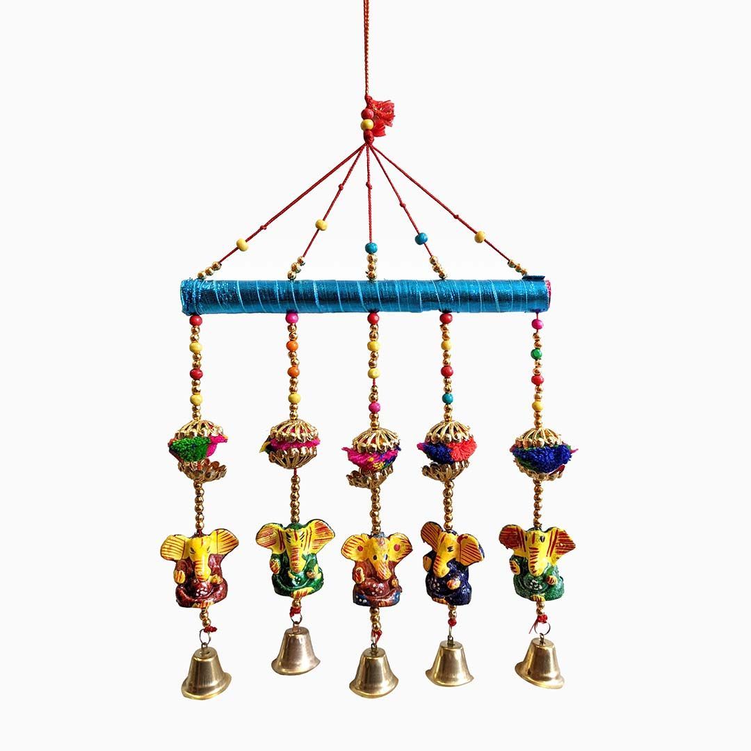 Colgante decorativo de ganesh con base azul pl-26 2 Colgante decorativo de ganesh con base azul pl-26 - Imagen 2