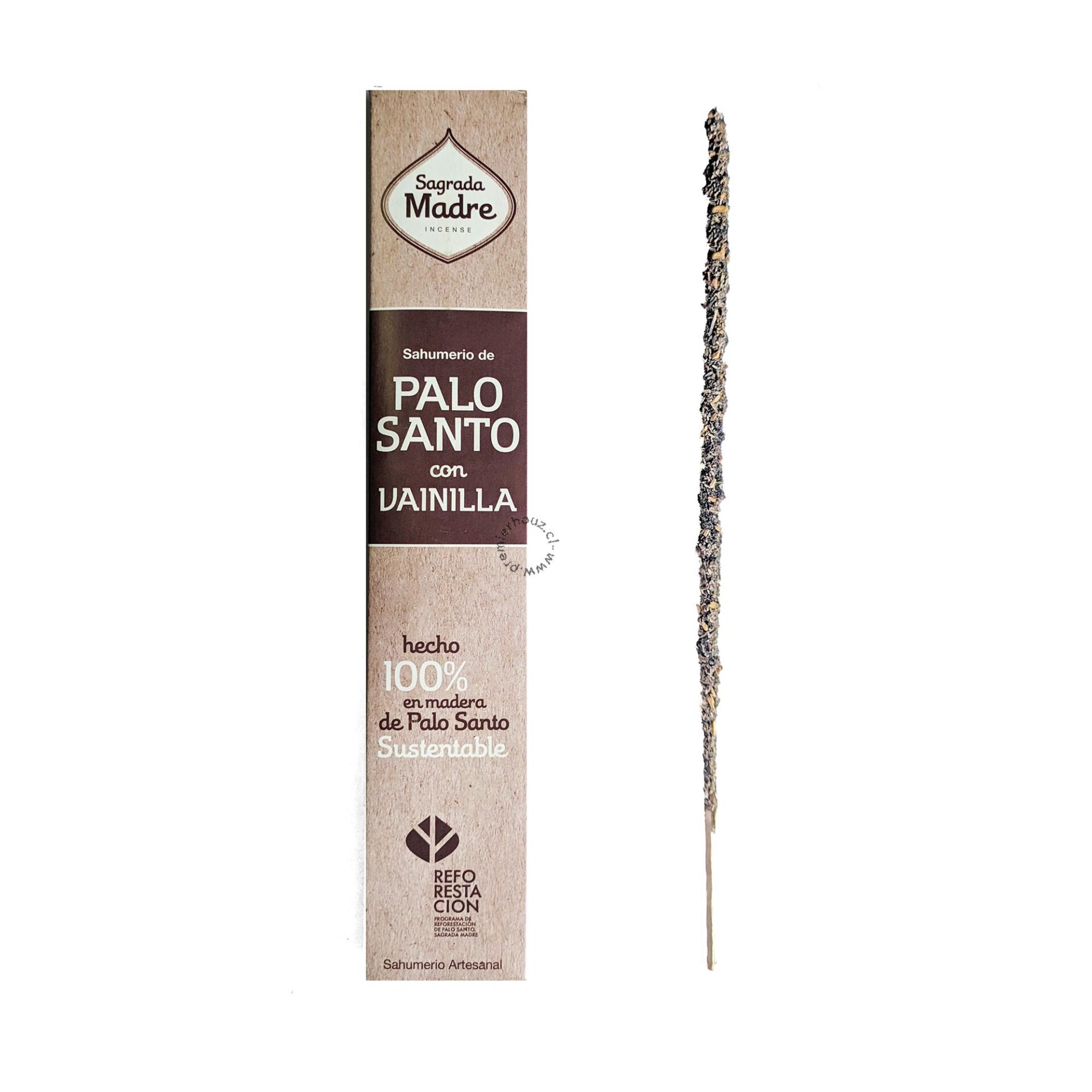 Incienso Palo Santo con Vainilla Sagrada Madre 1 Incienso Palo Santo con Vainilla Sagrada Madre
