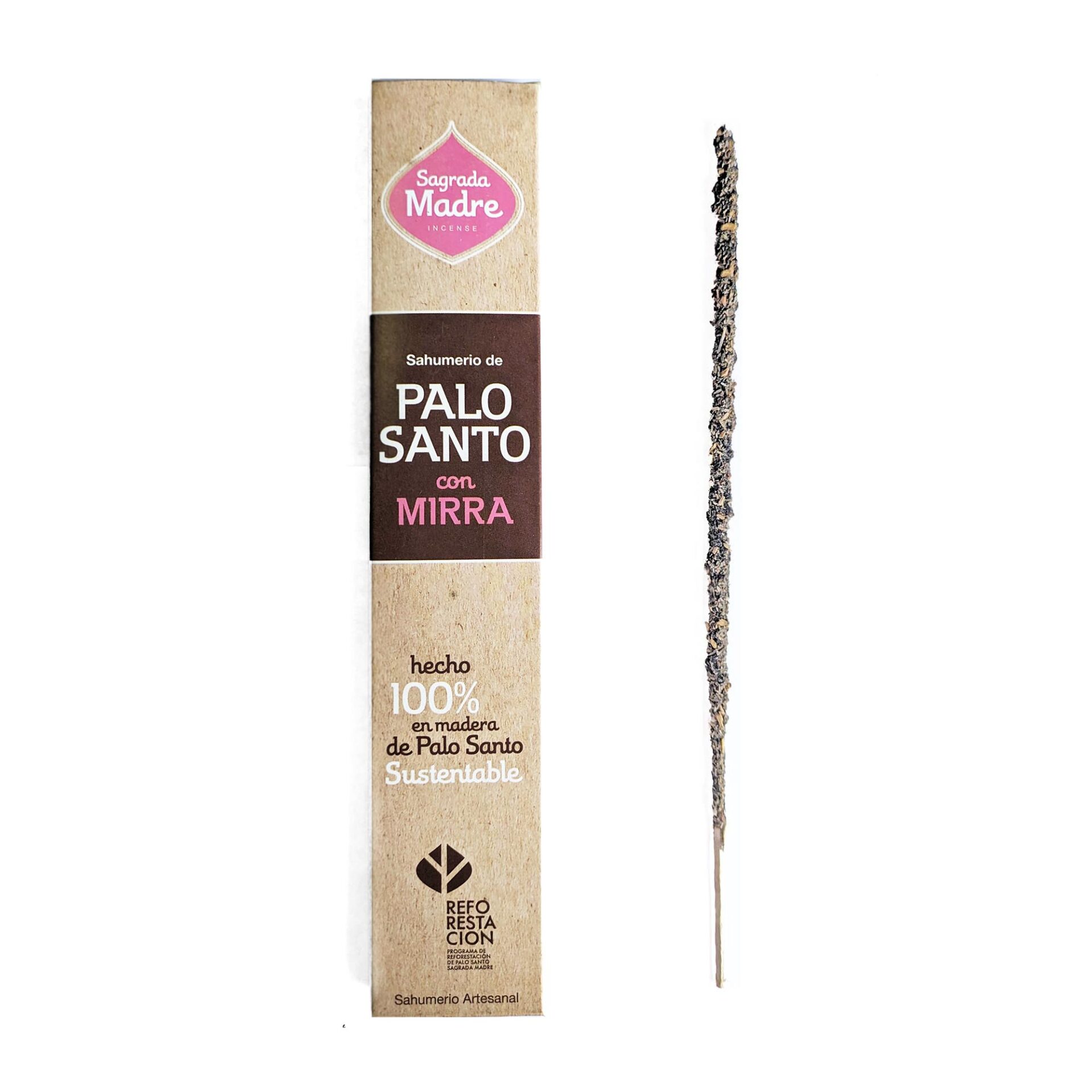 Incienso Palo Santo con Mirra Sagrada Madre 1 Incienso Palo Santo con Mirra Sagrada Madre