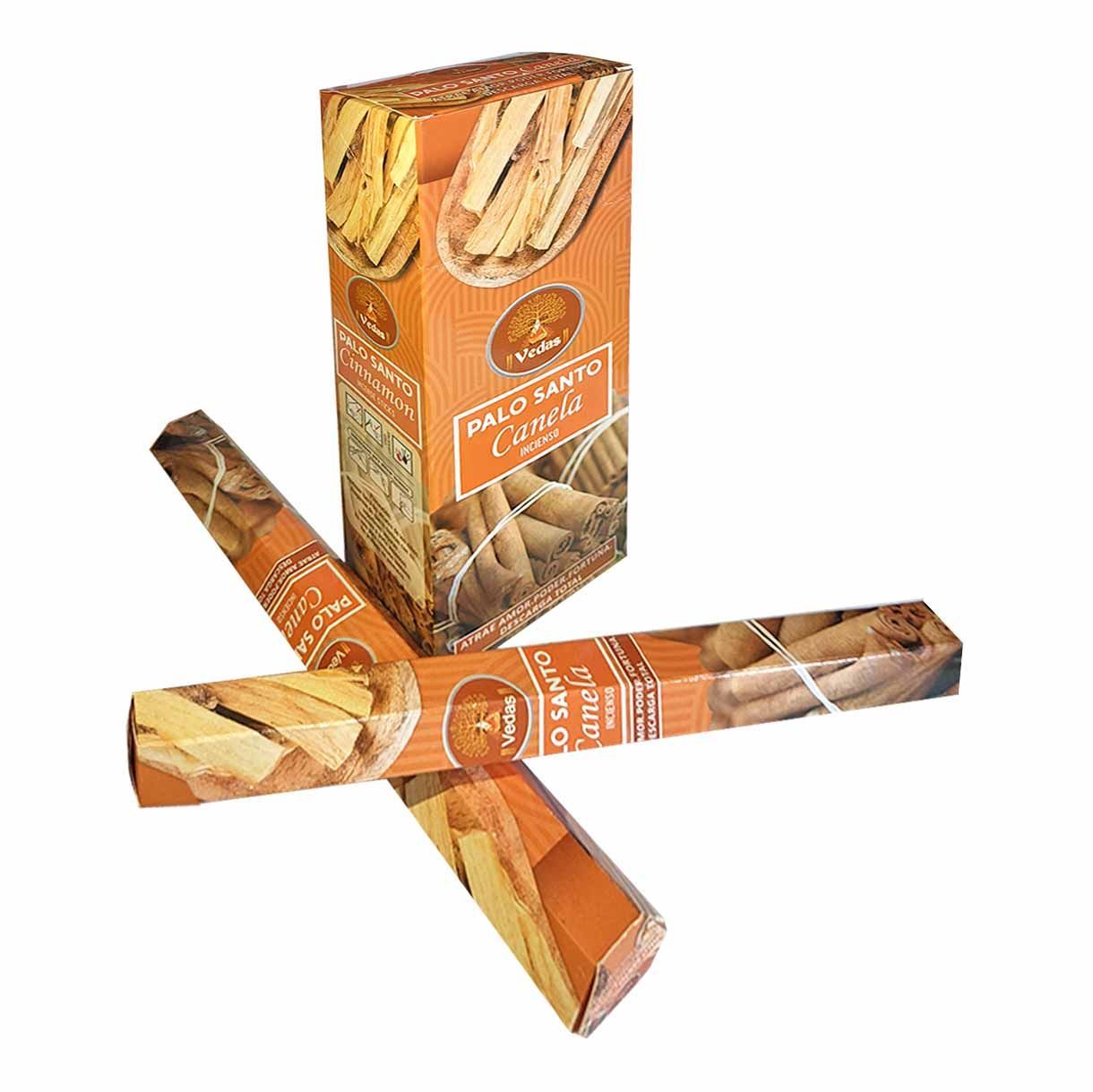 Incienso Palo Santo Canela Hex VEDAS 2 Incienso Palo Santo Canela Hex VEDAS - Imagen 2