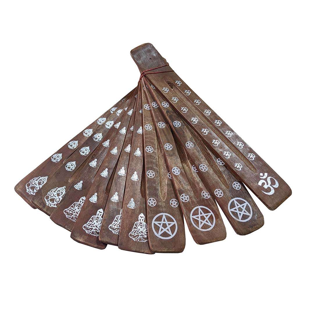 Pack 10 Tabla porta Incienso con Plateado Surtidas 1 Pack 10 Tabla porta Incienso con Plateado Surtidas