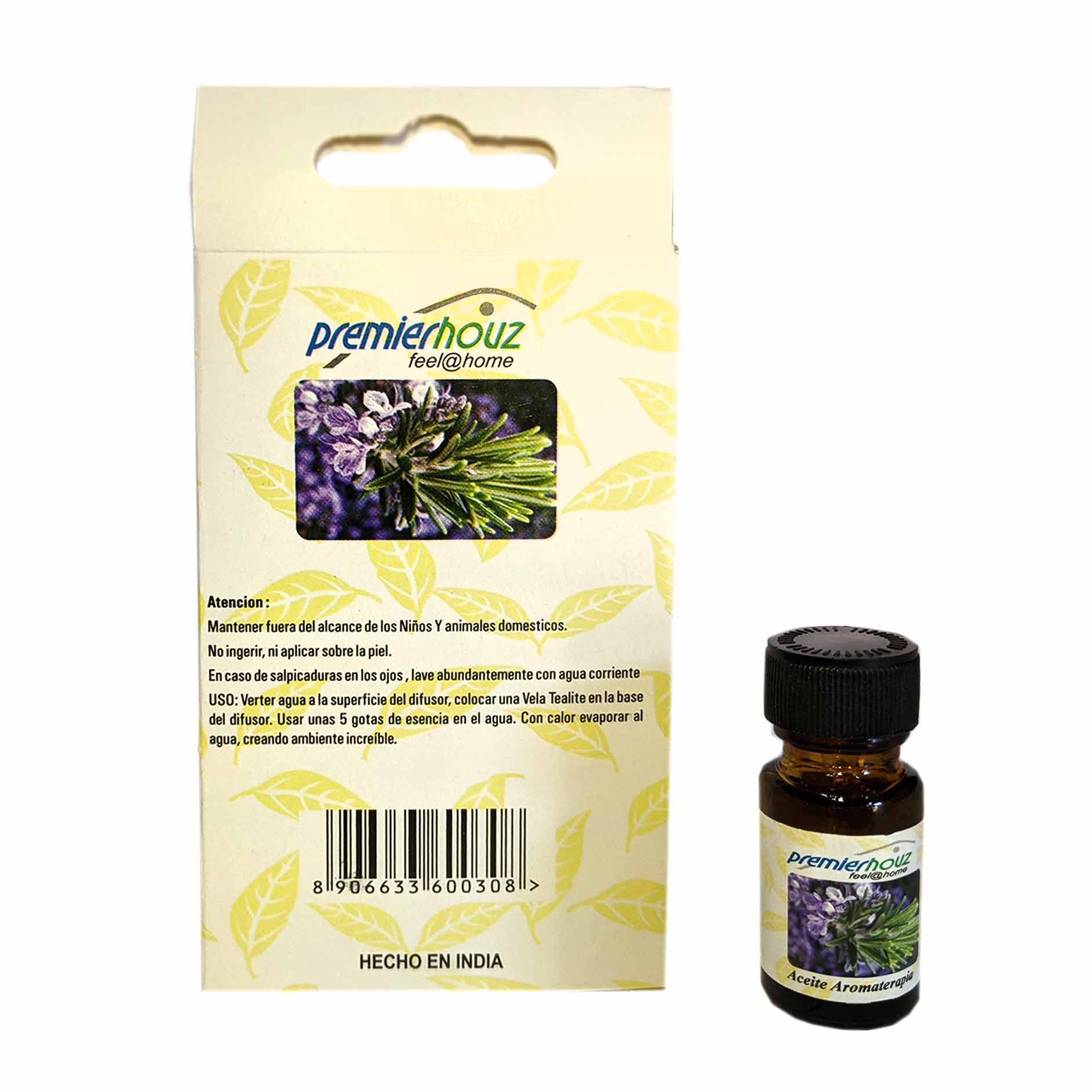 Romero. Aceite Aromaterapia Premierhouz 10ml 2 Romero. Aceite Aromaterapia Premierhouz 10ml - Imagen 2