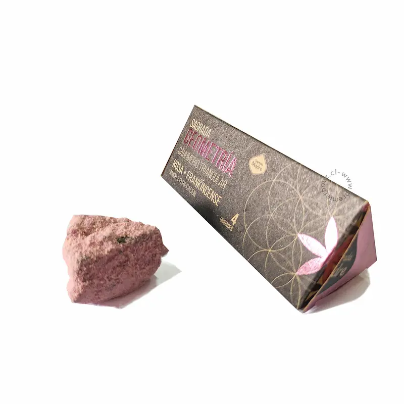 Sahumerio Triangular Rosa Frankincense Sagrada Madre 1 Sahumerio Triangular Rosa Frankincense Sagrada Madre