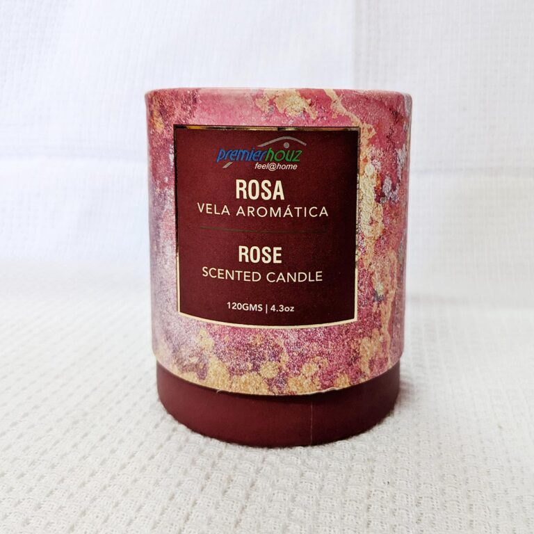 Vela Aromática Rosa 120 gramos (Sin borla) 6 Vela Aromática Rosa 120 gramos (Sin borla)