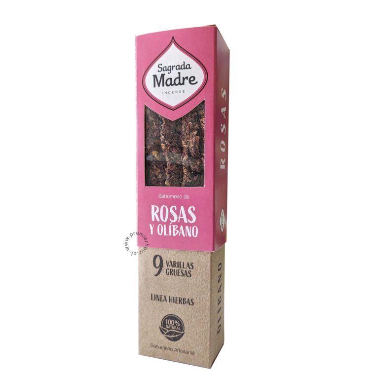 Incienso Hierbas Rosa y Olíbano Sagrada Madre 3 Incienso Hierbas Rosa y Olíbano Sagrada Madre