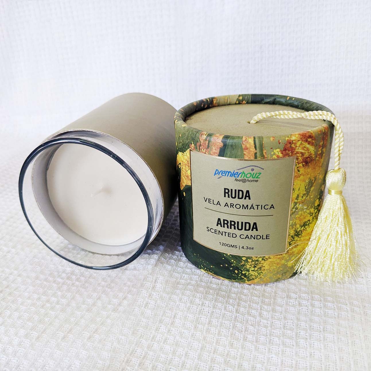 Vela Aromática Ruda 120 gramos (Con borla) 2 Vela Aromática Ruda 120 gramos (Con borla) - Imagen 2