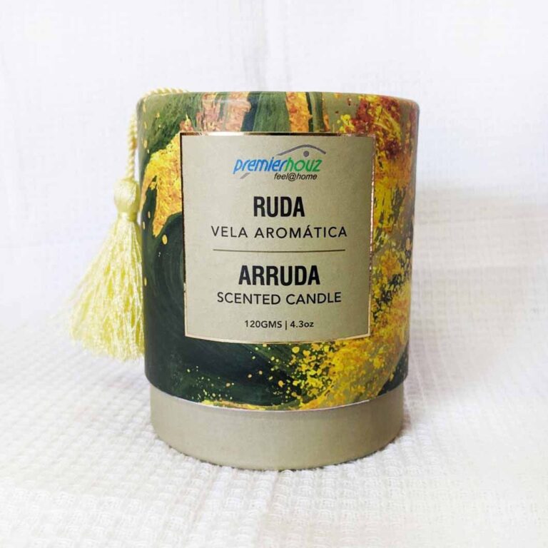 Vela Aromática Ruda 120 gramos (Con borla)