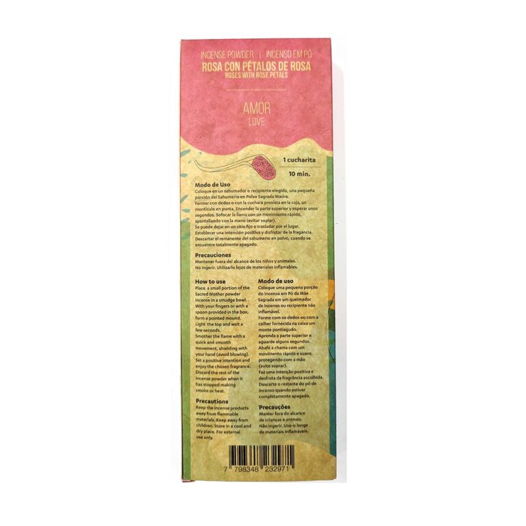 Incienso en Polvo aroma Rosa de Sagrada Madre