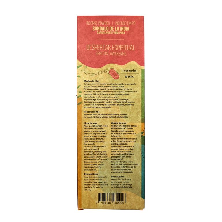 Incienso en Polvo aroma Sandalo de la India de Sagrada Madre 4 Incienso en Polvo aroma Sandalo de la India de Sagrada Madre