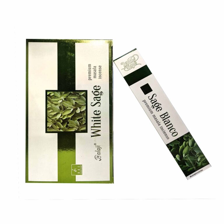 Incienso Salvia Blanca 4 El Incienso Salvia Blanca de Balaji Masala Premium
