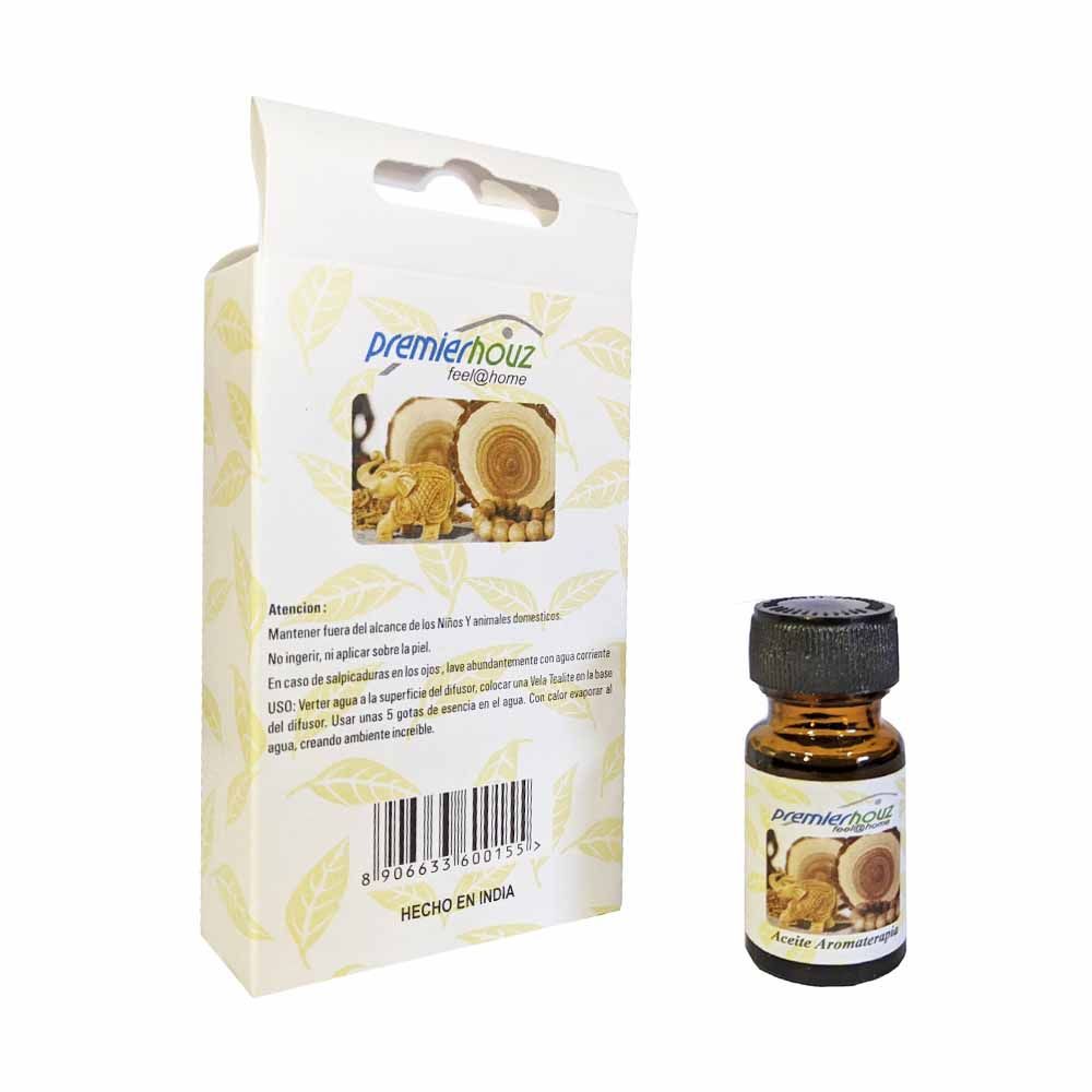 Aceite Sándalo Aromaterapia Premierhouz 10ml 2 Aceite Sándalo Aromaterapia Premierhouz 10ml - Imagen 2
