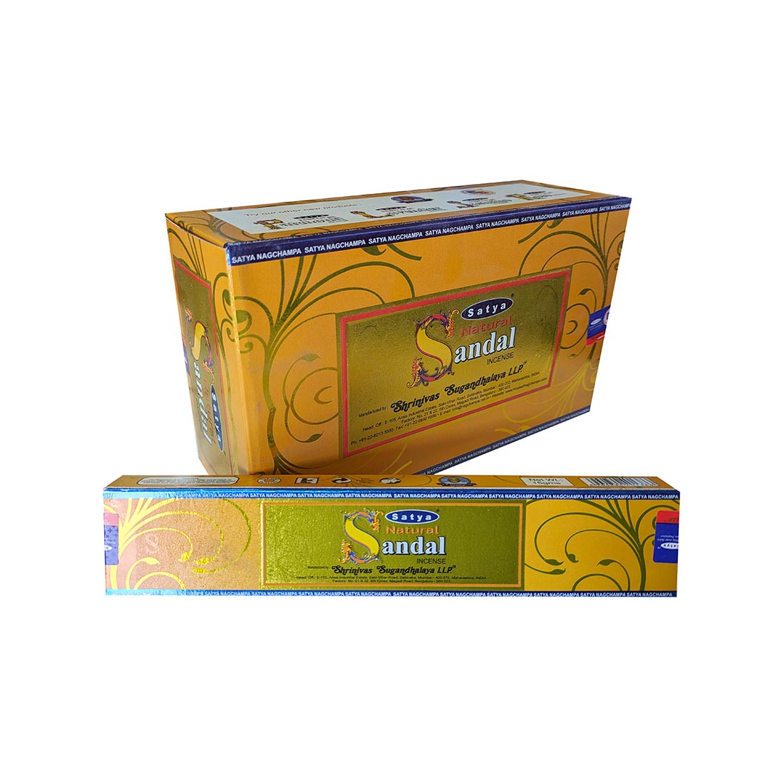 Incienso Sándalo Satya Natural 12 cajitas 1 Incienso Sándalo Satya Natural 12 cajitas
