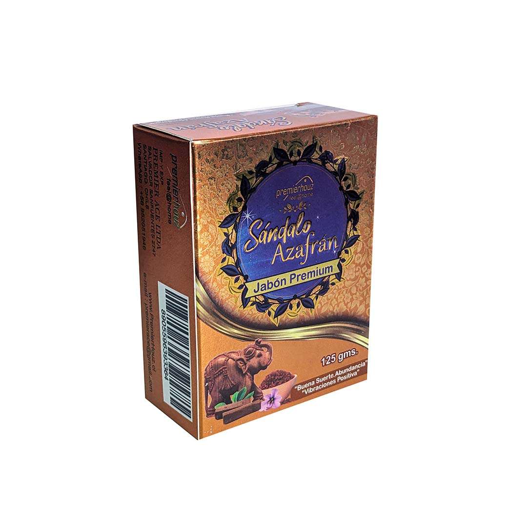 Jabón de Sándalo Azafrán con glicerina 1 Jabón de Sándalo Azafrán con glicerina