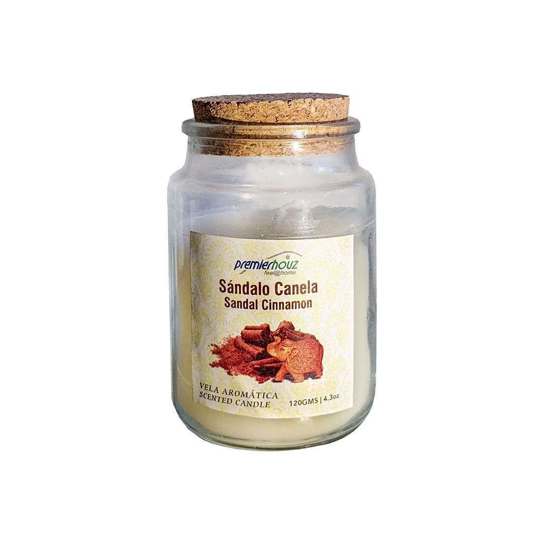 Vela Aromática Sándalo Canela 120 gramos 1 Vela Aromática Sándalo Canela 120 gramos