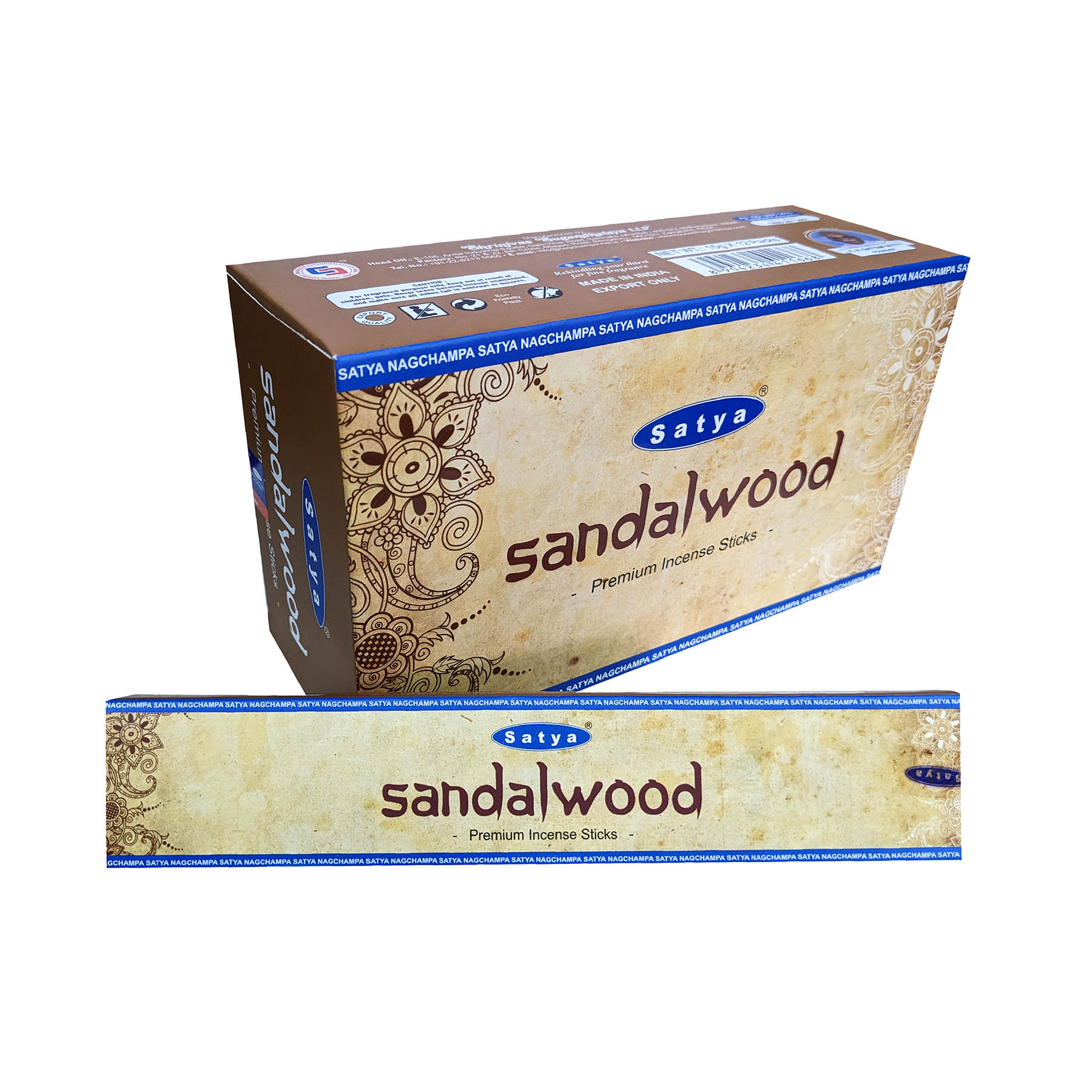 Incienso Sandalwood de Satya Premium 1 Incienso Sandalwood de Satya Premium