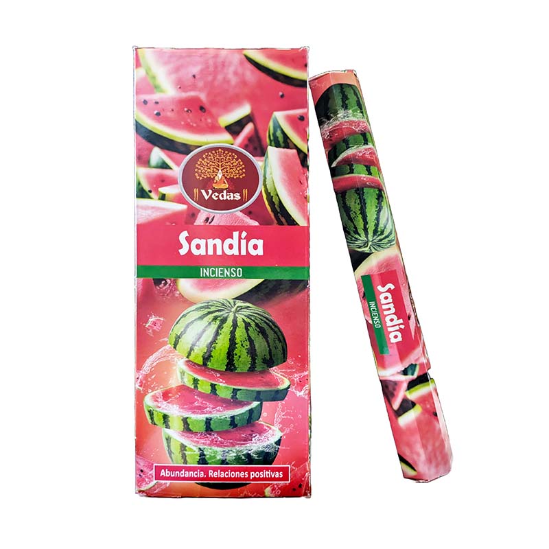 Incienso Sandía Hexagonal VEDAS 1 Incienso Sandía Hexagonal VEDAS
